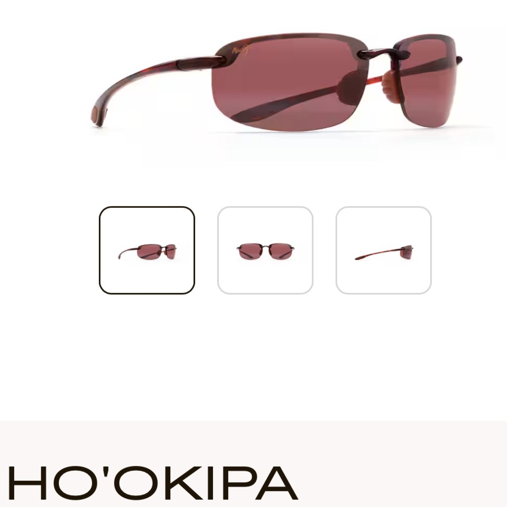 Maui Jim's Ho'okipa tortoise frames in excellent used condition.